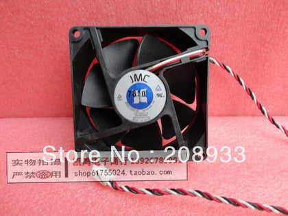 JMC 8025-12LS 12V 0.13A 8CM 8025 3 line ultra-quiet chassis cooling fan-inewdeals.com