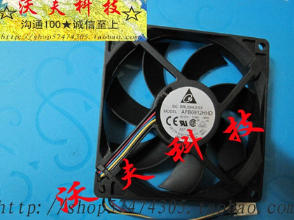 delta 9020 12v 0.36a fan double ball line pwm intelligent afb0912hhd cooling fan-inewdeals.com