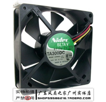Nidec 8025 8cm 24v 0.11a server inverter fan ta300dc-inewdeals.com