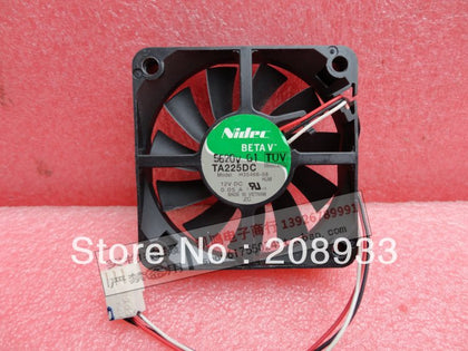 Nidec 6015 6CM 12V 0.05A TA225DC H35466-58 silent fan cooling fan-inewdeals.com