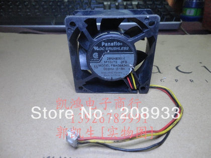 panaflo FBA06A24U 24V 0.16A motor protection 6CM 6025 line IPC inverter fan cooling fan-inewdeals.com