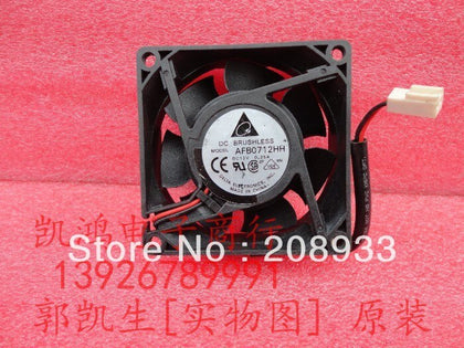 Delta AFB0712HH 12V 0.25A 7CM 7025, dual ball bearing cooling fan-inewdeals.com