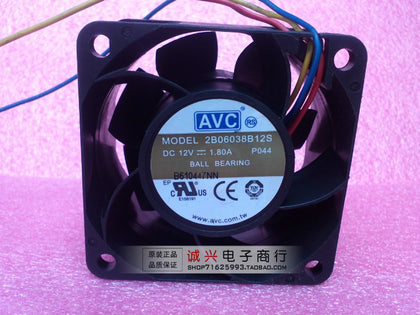 avc 2b06038b12s 6038 12v 1.80a ultra-quiet fan line-inewdeals.com
