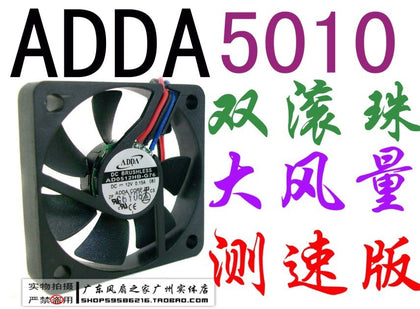 Adda 5010 5 dual ball fan ad0512hb-g76-inewdeals.com
