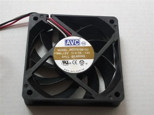 avc de07015b12u 7015 12v 0.7a 7cm 7 fan double ball-inewdeals.com