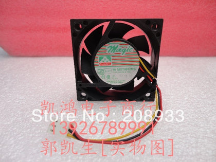 maqic MGT6012MS 12V 0.13A 6cm 6020 three-line mute cooling fan-inewdeals.com