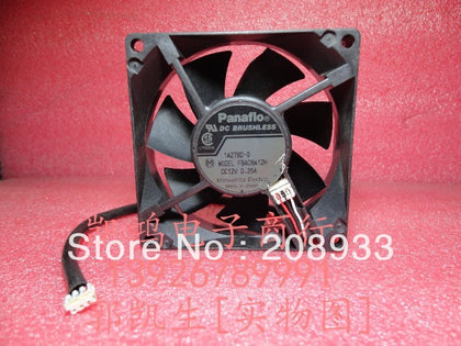 Panasonic / Panaflo FBA08A12H 12V 0.25A 3-line chassis silent fan cooling fan-inewdeals.com