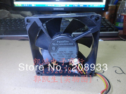 Panasonic panaflo FBA08A24H 24V 0.15A 8CM 8025 three-wire IPC inverter fan cooling fan-inewdeals.com