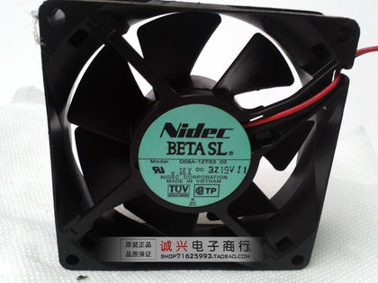 nidec d08a-12ts3 03 8cm computer case fan dc12v 0.50a 8025-inewdeals.com