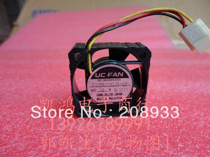 Japanese UC FAN F412RS24LB-02 24V 4CM 4012 three-wire inverter fan cooling fan-inewdeals.com