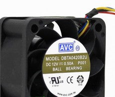 Avc dual ball 4020 fan violence 4 4cm line pwm fan-inewdeals.com