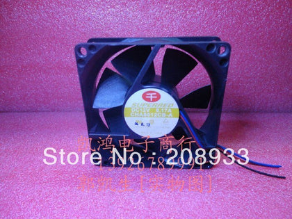 Benny SuperRed CHA0812CB-A 12V 0.17A 8CM 8025 three-wire chassis fan cooling fan-inewdeals.com
