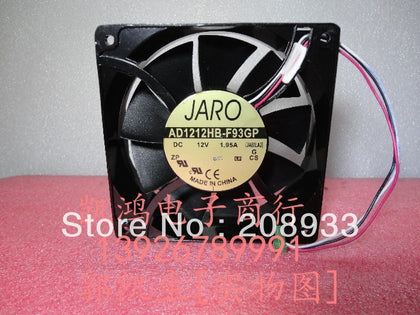 JARO AD1212HB-F93GP 12CM 12038 12V 1.95A Dual ball bearing cooling fan-inewdeals.com