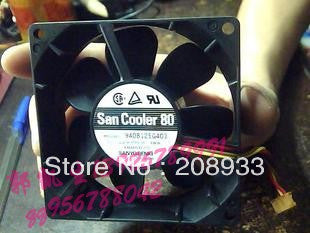 3-line winds, SANYO 8025 12V 0.38A 9A0812EG403, double ball bearing fan cooling fan-inewdeals.com