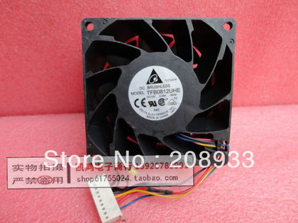 Need Delta ultra-violent 8038 8CM TFB0812UHE double ball bearing PWM fan 8000 rpm cooling fan-inewdeals.com