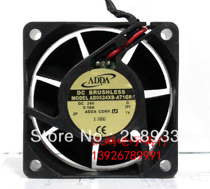 ADDA fan AD0624XB-A71GP 24V 0.18A 6CM 6025 inverter fan cooling fan-inewdeals.com