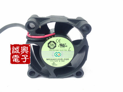 mga4012xr-o20 12v 0.15a 4020 4cm dual ball cooling fan-inewdeals.com
