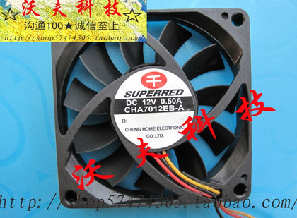 cha7012eb-a 7cm 7015 12v 0.50a line cpu cooling fan-inewdeals.com