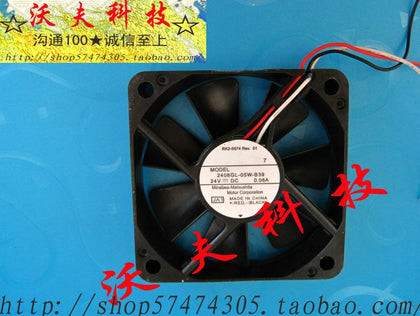 nmb 2406gl-05w-b39 6015 inverter industrial machine 24v 0.08a cooling fan-inewdeals.com