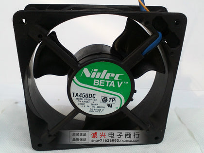 Nidec 12038 24v 0.28a 12cm inverter fan industrial machine b31257-68-inewdeals.com