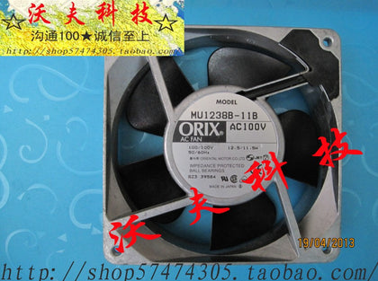 Ventilation fan 0rix mu1238b-11b ac 100v 12cm ac fan aluminum frame cooling fan-inewdeals.com