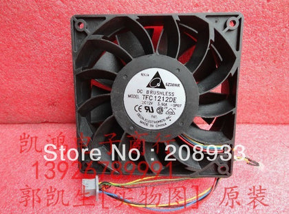 Motorcycle modified high-power motorcycle forced air Delta 12CM booster violence fan cooling fan-inewdeals.com