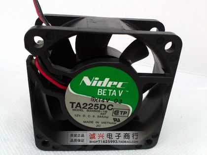 nidec 6025 12v 0.58a b34605-16 cooling fan-inewdeals.com