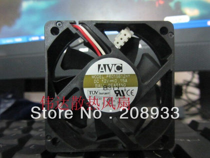 6cm AVC three-wire cooling fan 12V 0.15A F6015B12HY, with speed fan-inewdeals.com