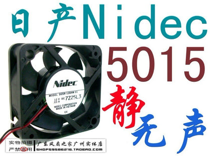 Nidec 5015 5 12v 0.03a hydraulic bearing super silent fan-inewdeals.com