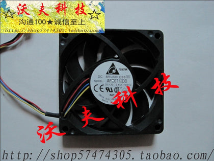 delta afc0712db 7015 ball fan 4 needle pwm 12v 0.45a cooling fan-inewdeals.com