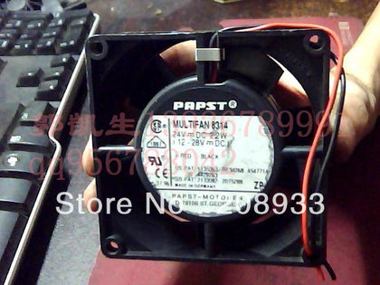 Papst Fans of German MULTIFAN 8314 8CM 8032 24V 2.2W two-wire cooling fan-inewdeals.com