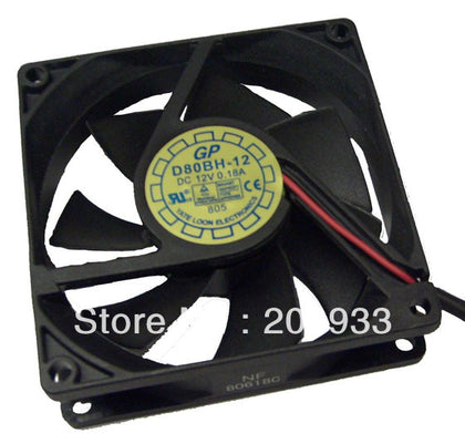 To YATE Loon 12V 0.18A 8025 D80BH-12 UPS uninterruptible power supply fan 1 cooling fan-inewdeals.com