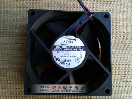 Adda 8032 8cm dual ball computer case cooling fan ad0812xb-y52 12v-inewdeals.com