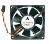Delta 8cm 8 0.51a dual ball server fan afb0812sh