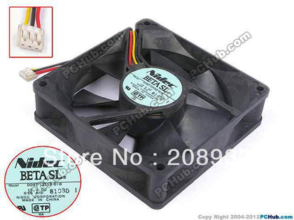 Japan Nidec 9025 9cm chassis power supply fan 12V 0.55A D09T-12TS3-01B cooling fan-inewdeals.com