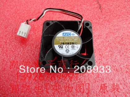 AVC DB04028B12U 12V 0.66A 4CM wind capacity fan 1U server dedicated 4028 cooling fan-inewdeals.com