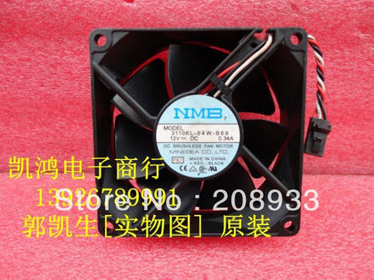 MNB 8025 12V 0.34A servers Fan 3110KL-04W-B69 8025 Mute cooling fan-inewdeals.com
