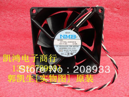 Minebea 8025 8CM0.13A double ball ultra-quiet PC chassis fan 3110KL-04W-B19 cooling fan-inewdeals.com