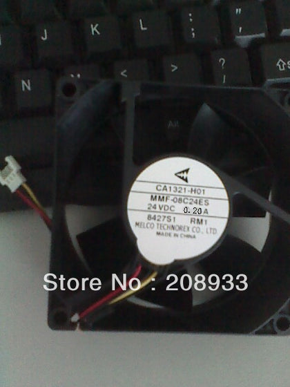Mitsubishi Yaskawa Inverter fan mmf-08c24es 8025 24V 8CM 0.20A with plug cooling fan-inewdeals.com