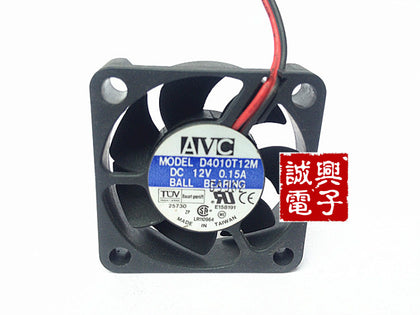 Avc 12v 0.15a 4010 d4010t12m 4cm cooling fan-inewdeals.com