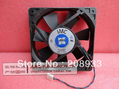 JMC 1225-12 12000B0026 12V 0.28A 12025 12CM four-wire PWM fan cooling fan-inewdeals.com