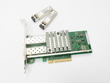 X520 X520-SR2 E10G42BFSR 10Gb 2-port PCIe Ethernet Adapter With 2 x SR-inewdeals.com