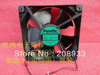 Panasonic PANAFLO FBK-12G24H 24V 0.3A 12038 12 cm inverter fan cooling fan-inewdeals.com