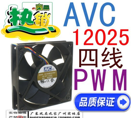 Avc 12cm 12 0.30a line isothermia pwm silent fan 12025-inewdeals.com
