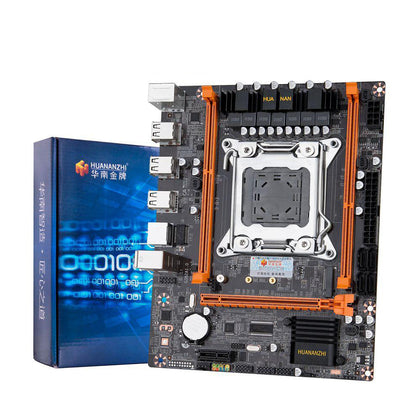 HUANAN ZHI X79-4M desktop Motherboard Intel C602 X79 LGA 2011 E5 ECC/REG DDR3 1333/1600/1866MHz 32GB M.2 USB2.0 Mainboard