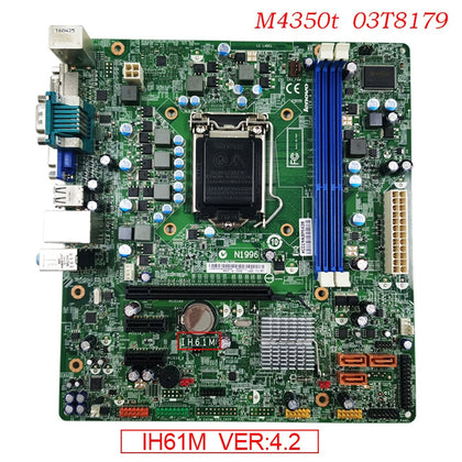 IH61M V4.2 Lenovo M4350t M72e M4380 Desktop Motherboard 03T8179 H61