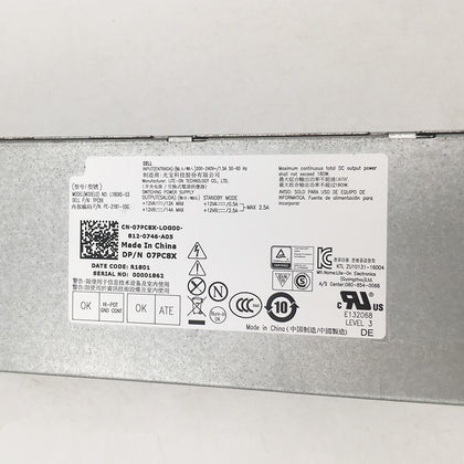 L180AS-03 DELL OptiPlex 3250 3255 3650 Power Supply 07PC8X CN-07PC8X 180W MAX