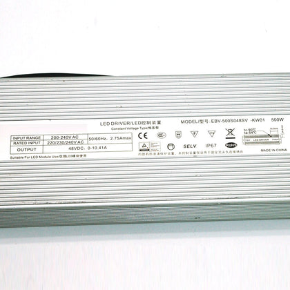 LED Control Power Supply EBV-500S048SV-KW01 48V 10.41A