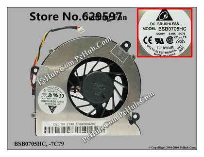 Laptop CPU Cooling fan cooler for ACER VENTOLA Emachines E42 E510 CPU FAN Aspire 5520 7520 5220 5310G 5315 BSB0705HC 7C79 - inewdeals.com