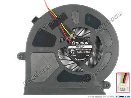 Laptop CPU cooling cooler fan for Toshiba Satellite P70-A0LX P70 P70A MF75120V1-C180-G99 SOL3BBDATM0I6034F11R - inewdeals.com